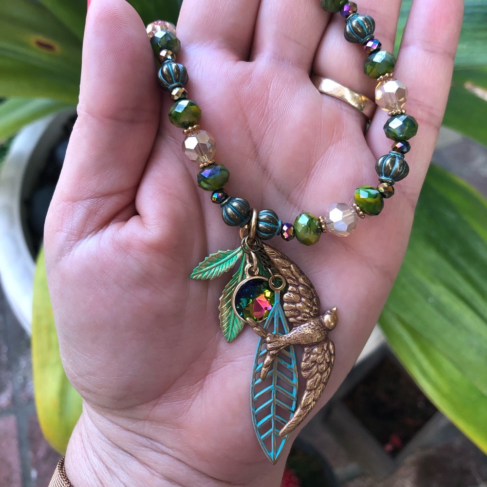 Springtime Swallow Necklace ๐ - Picture 5 of 5